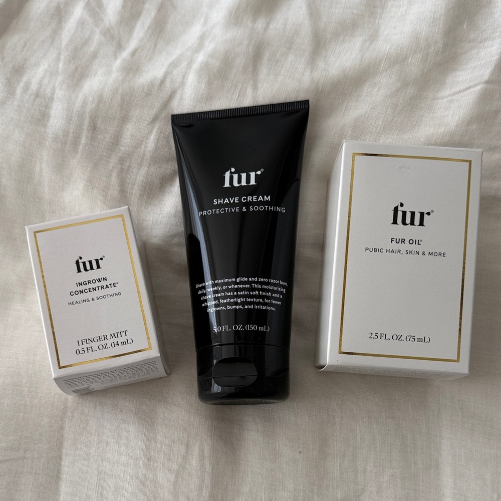 NIB Fur Shaving Set ($125 value!!)
